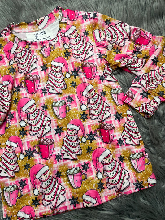 Pink Debbie Long Sleeve Tee