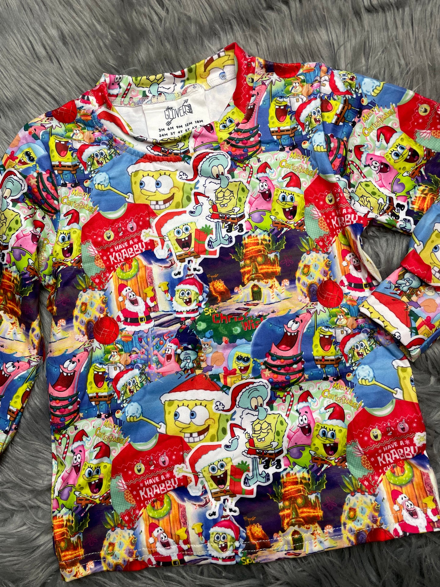 Holiday Sponge Long Sleeve Tee