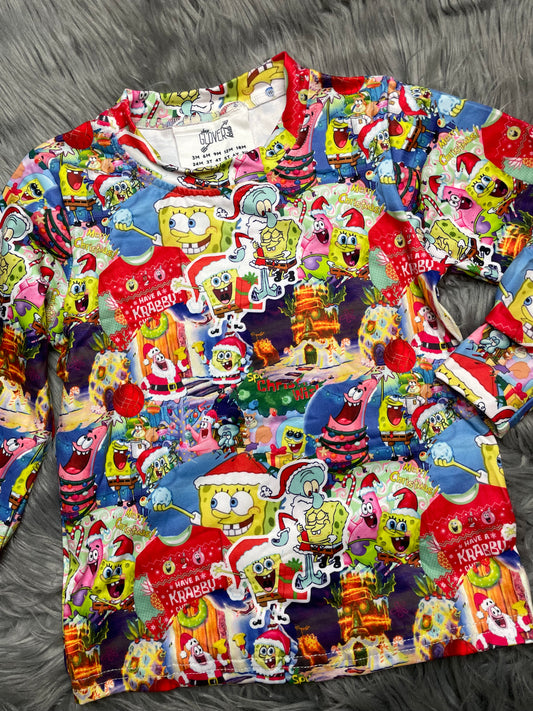 Holiday Sponge Long Sleeve Tee