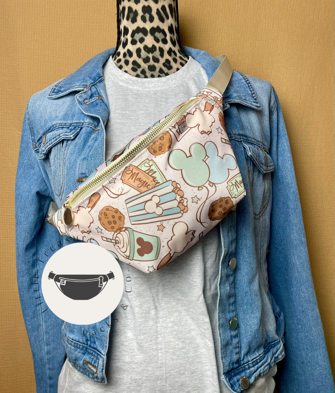 Blue Foods Fanny Packs
