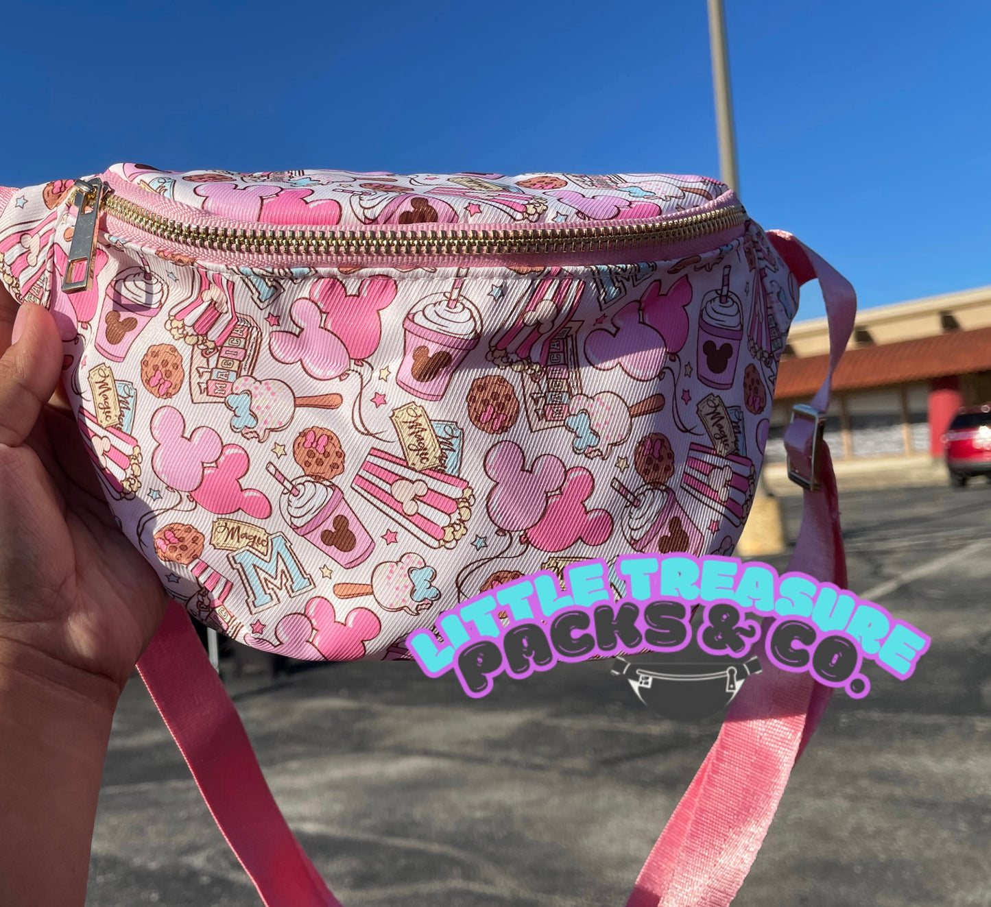 Pink Foods Fanny Packs