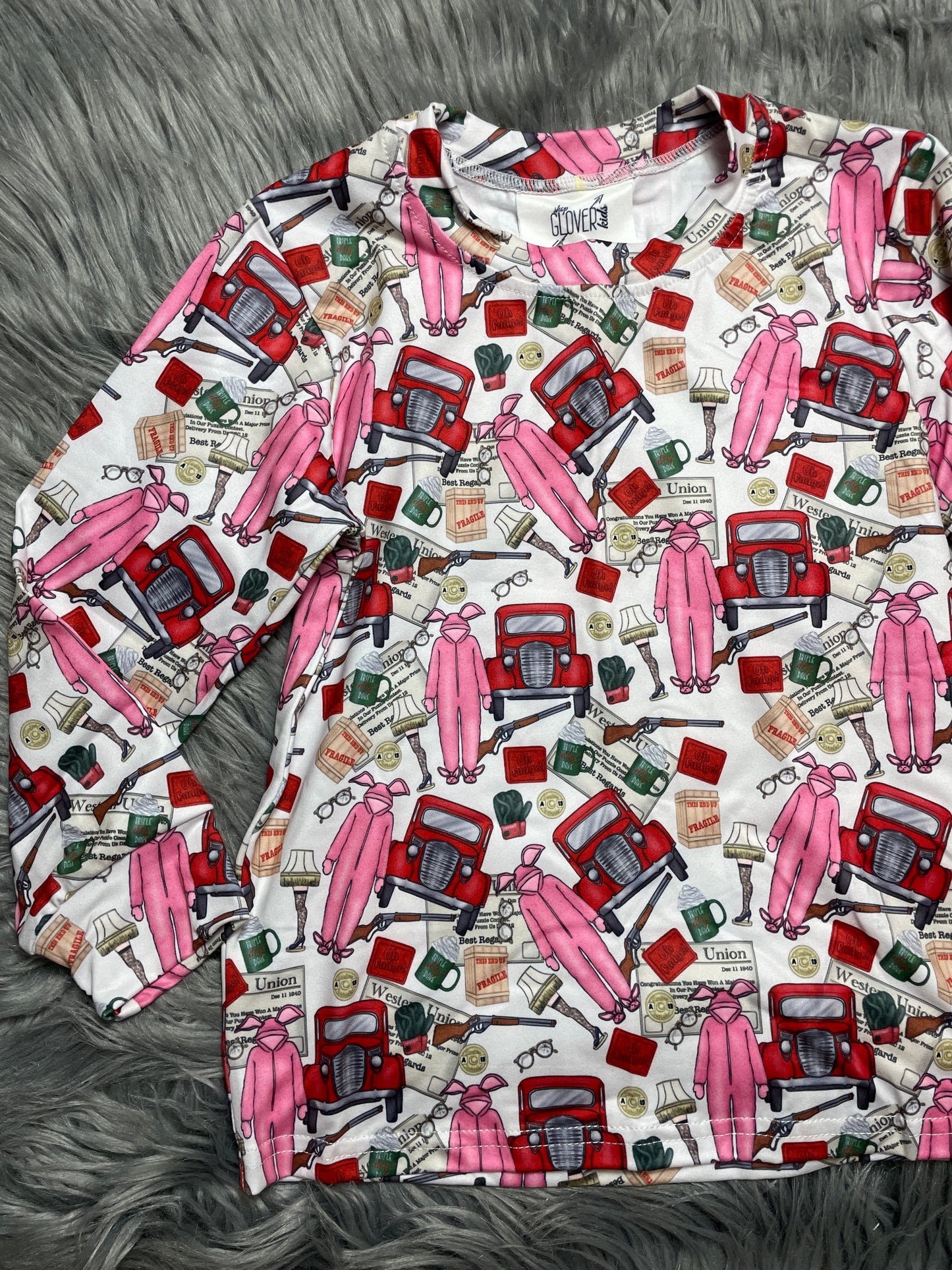 Pink Bunny Long Sleeve Tee