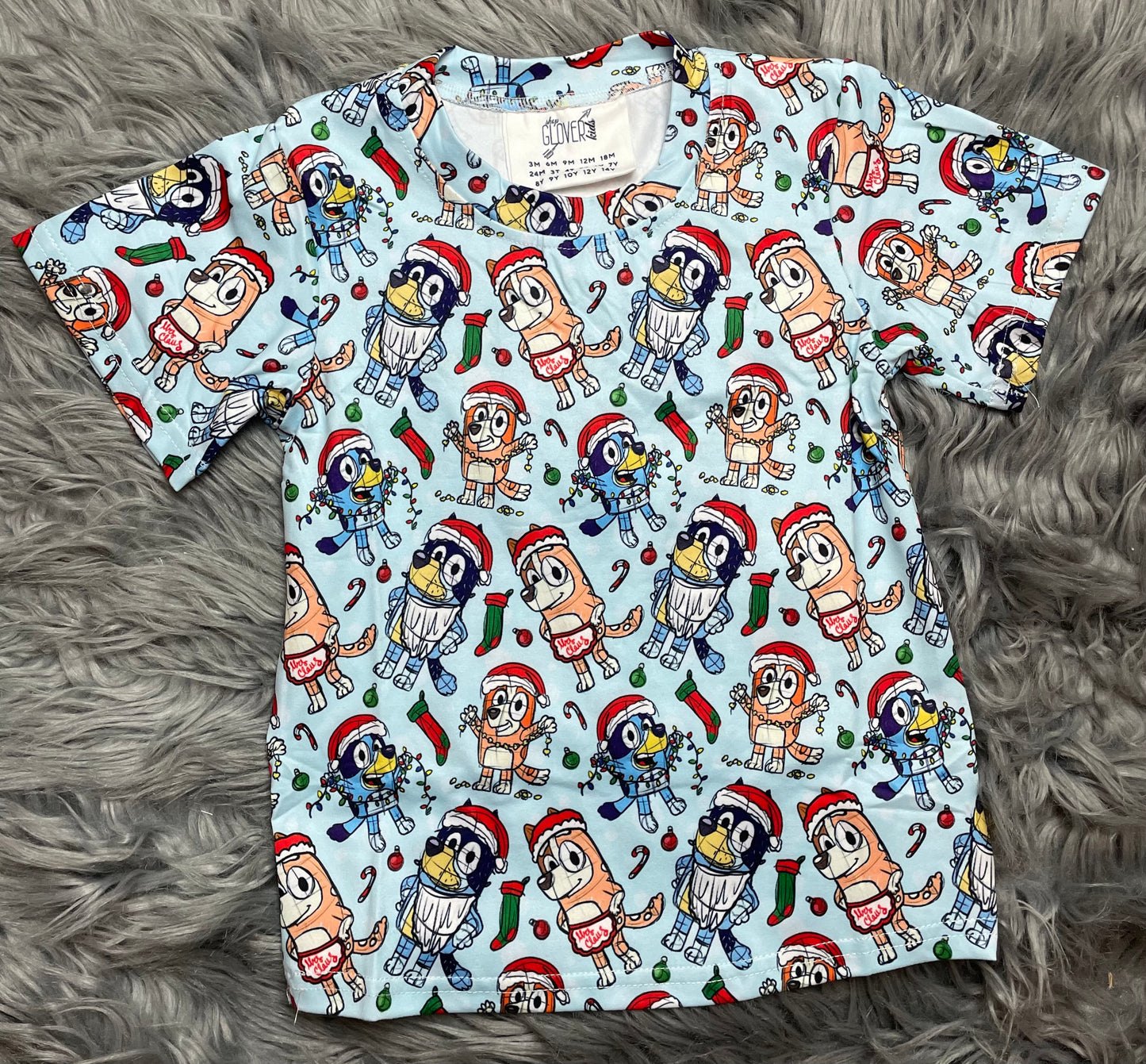 Sketchy Blue Short Sleeve Tee