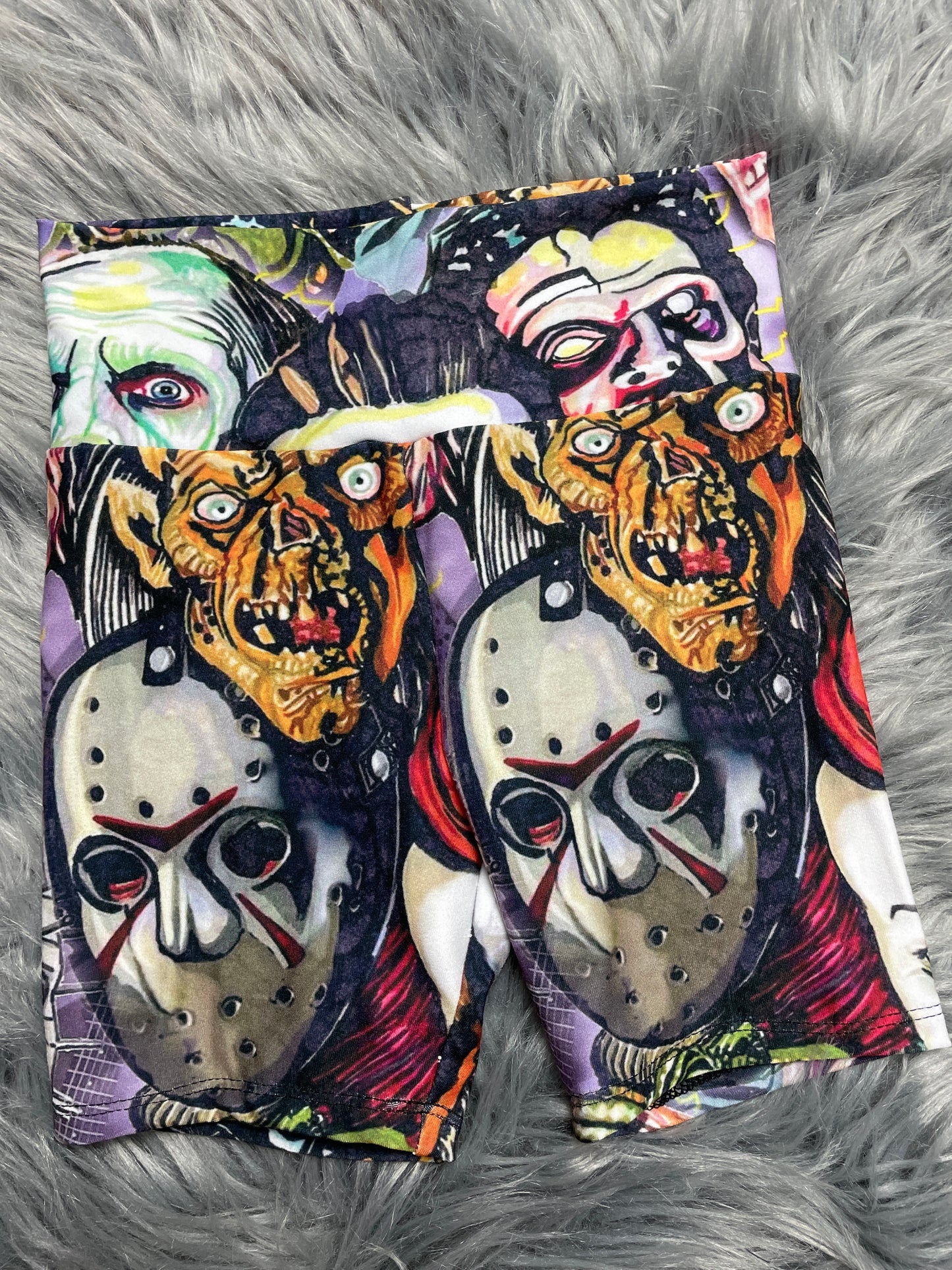 Horror Biker Shorts size 3y