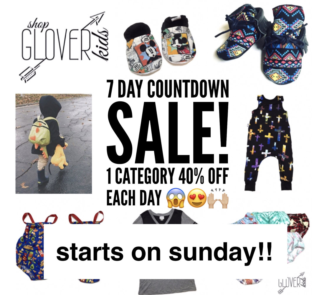 7 Day Countdown SALE!