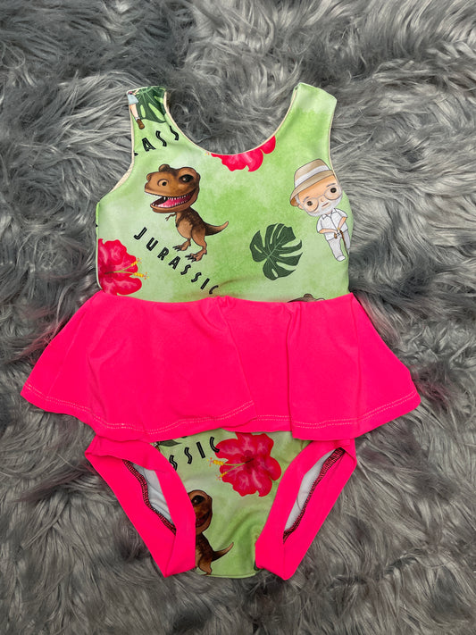 Jurassic Swim Skirted Leo size 3T