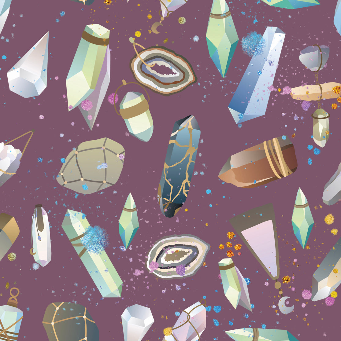 Mauve Crystals